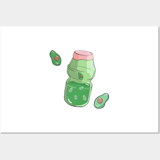 Avocado Yogurt Drink! Posters and Art